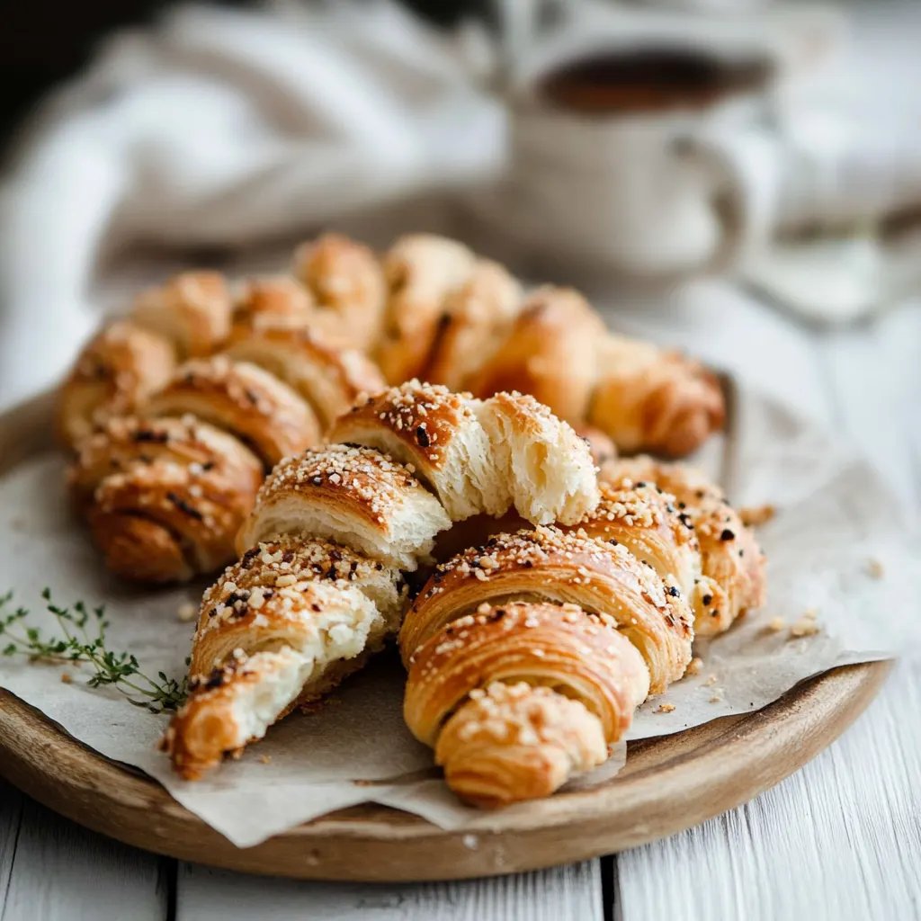 Haselnuss Hörnchen mit Frischkäse