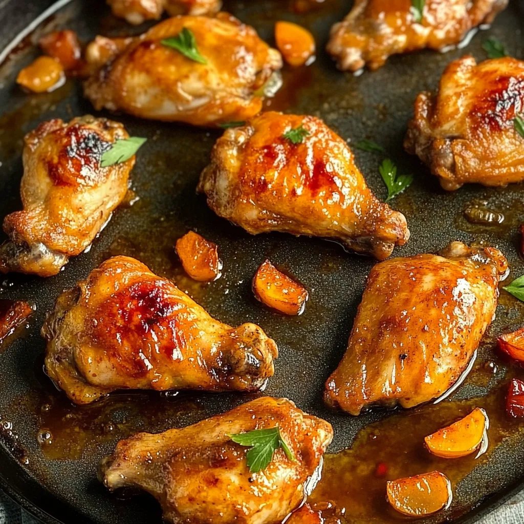 Knusprige und saftige Hähnchenflügel