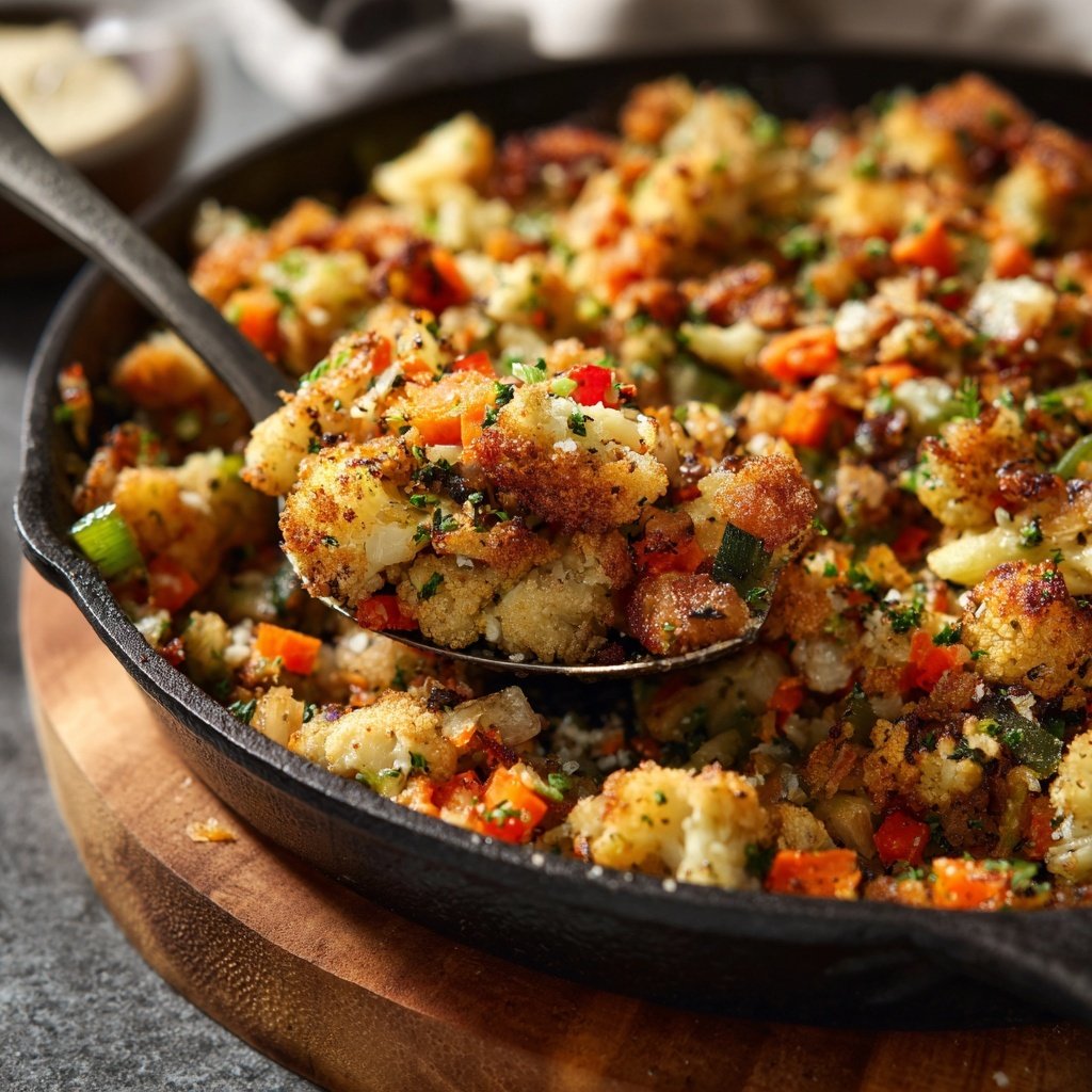 Blumenkohl Hack Pfanne Low Carb