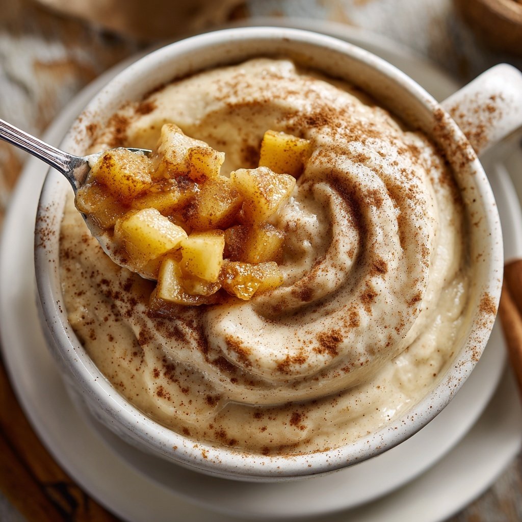 Zimtcreme mit Apfelmus