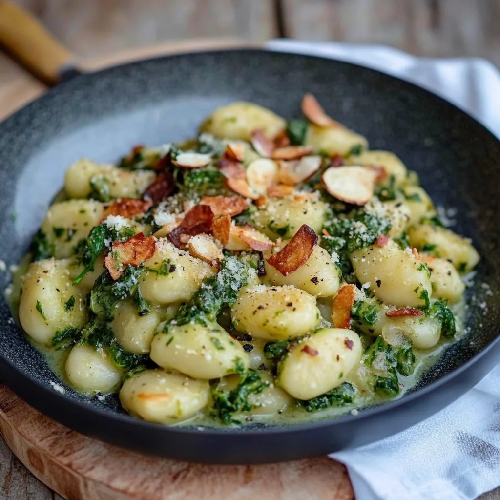 Gebratene Gnocchi mit Grünkohl