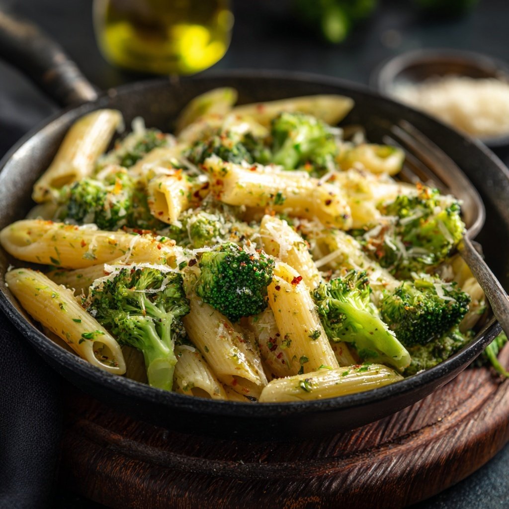 Brokkoli Pasta Pfanne