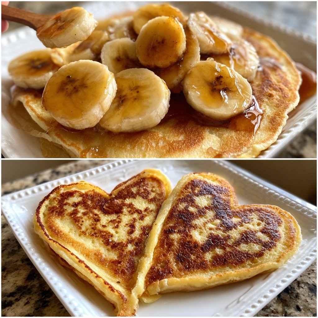 Pfannkuchen mit Banane