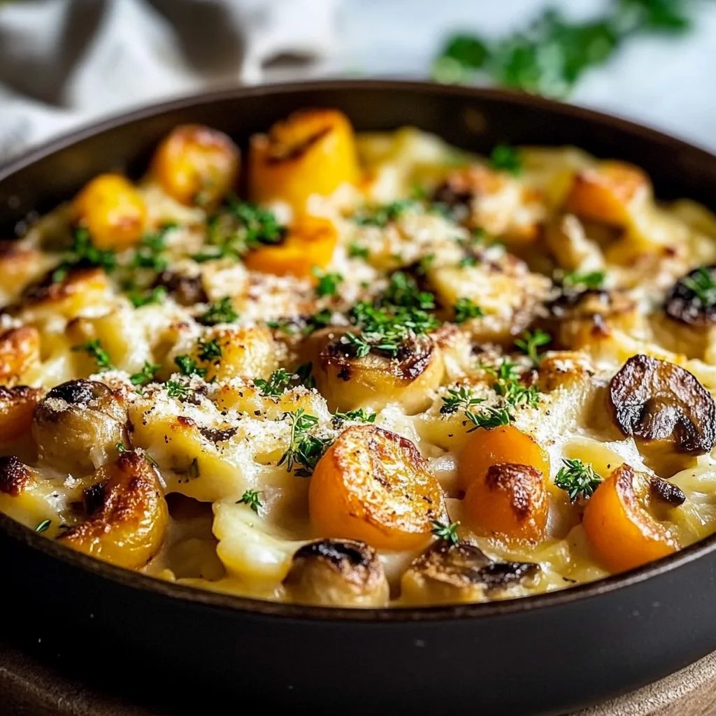 Spätzleauflauf mit Gemüse