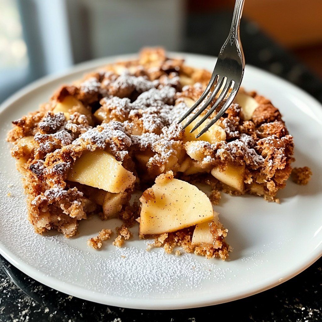 Weihnachtscrumble Dessert