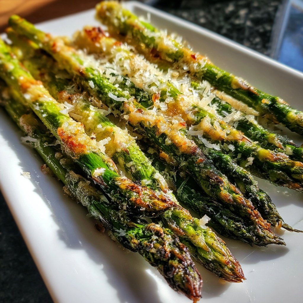 Grüner Spargel Mit Parmesan