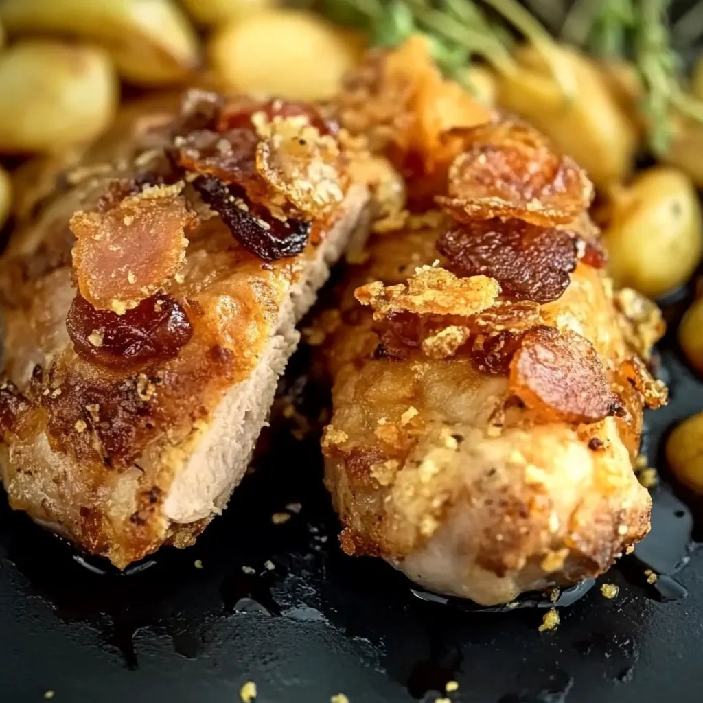 Knusprig gebratenes Hähnchen