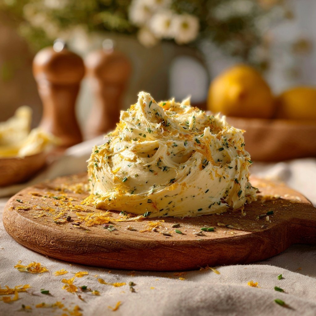 Kräuterbutter Mit Zitronen Abrieb
