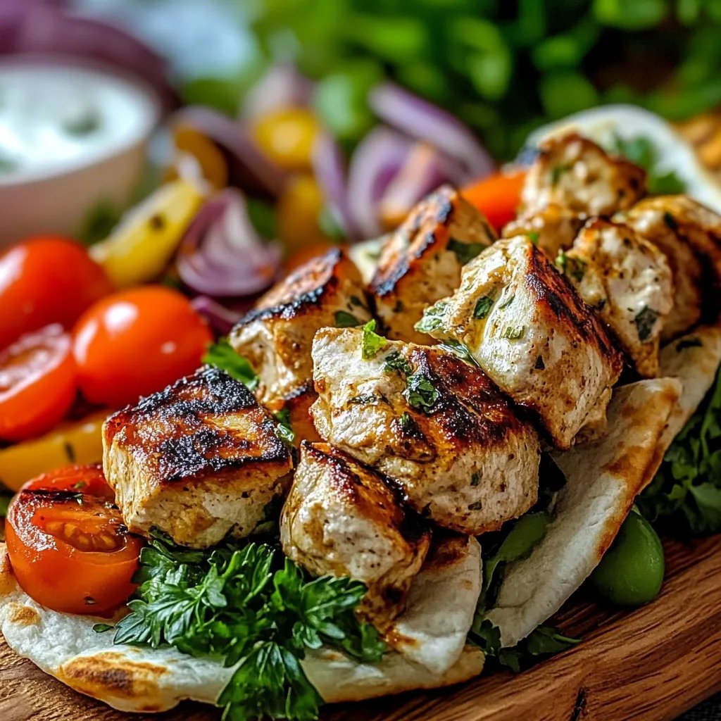 Mediterranes Hähnchen-Gyros