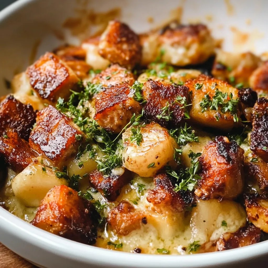 Cremige Rosenkohlpfanne