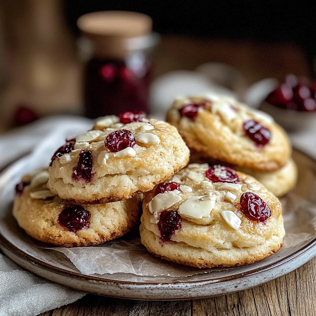 Weiße Schokolade Cranberry Kekse