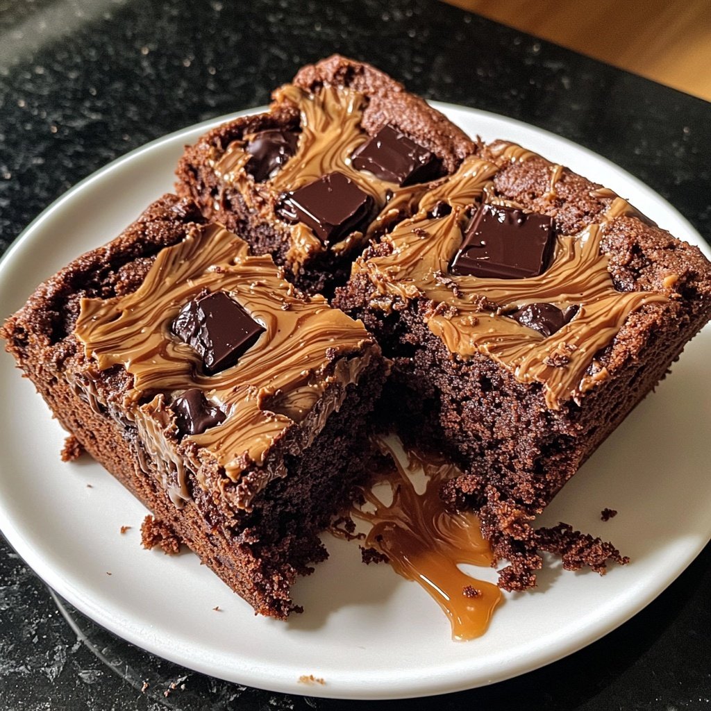 Fudgy Chewy Browkies (Brookies)