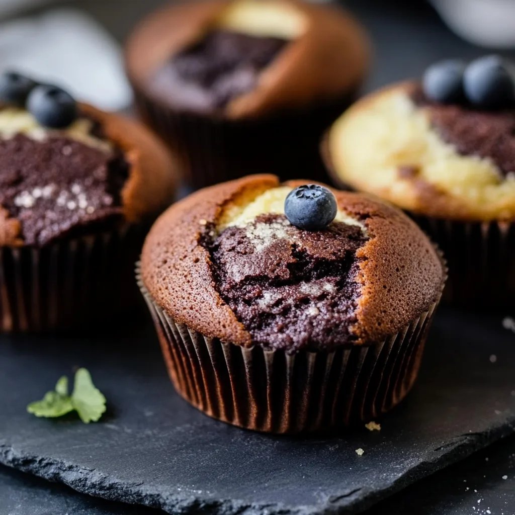 Marmorkuchen-Muffins
