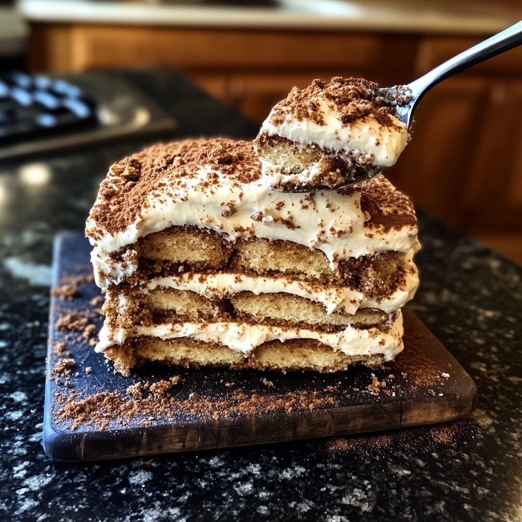 Super einfaches Lebkuchen Tiramisu ohne Ei