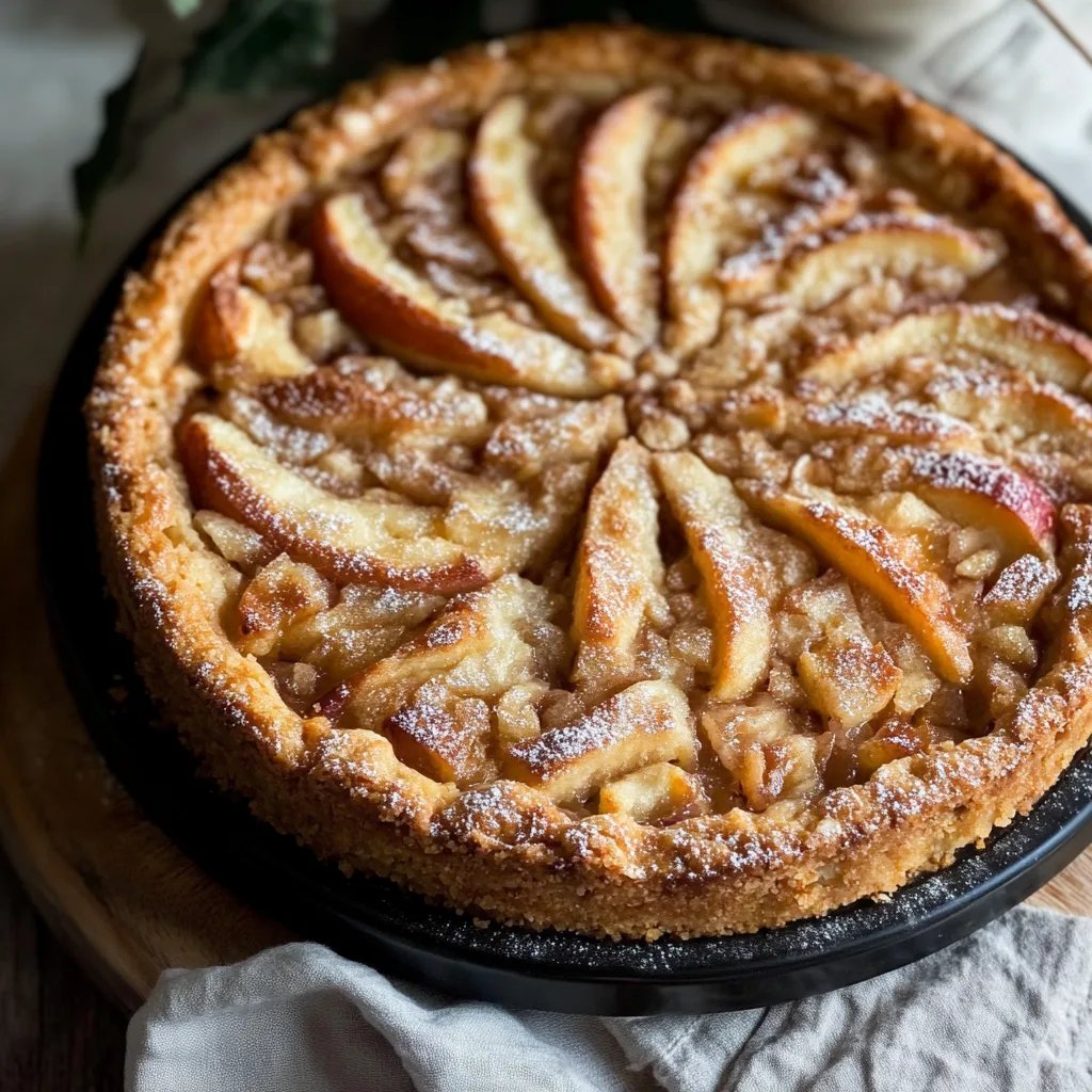 Cremiger Bratapfel Käsekuchen mit knackigen Zimt-Streuseln