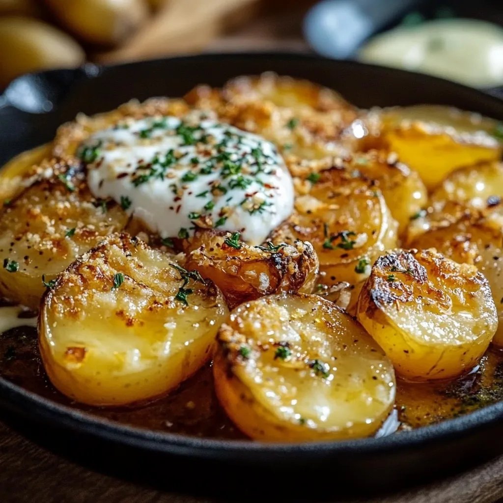 Raclette gefüllte Kartoffeln