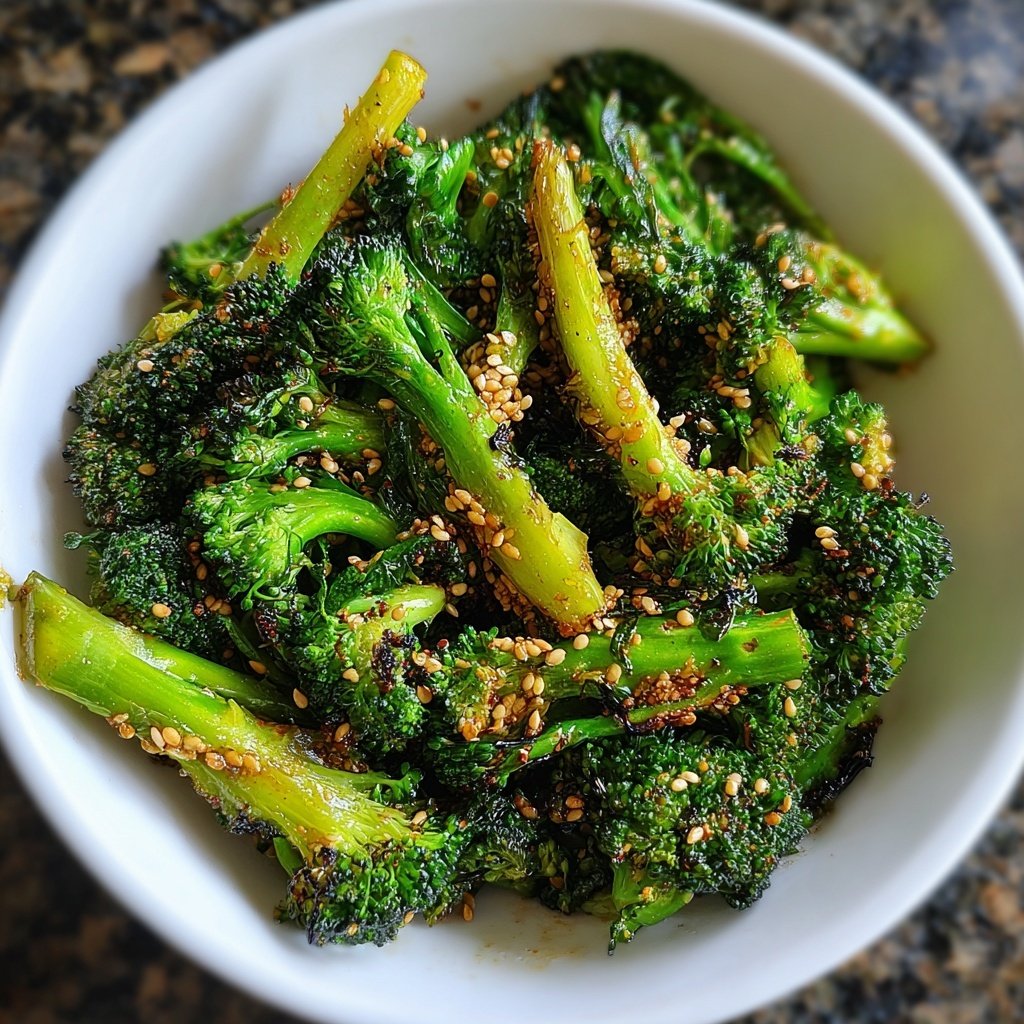 Brokkoli Pfanne Mit Sesam