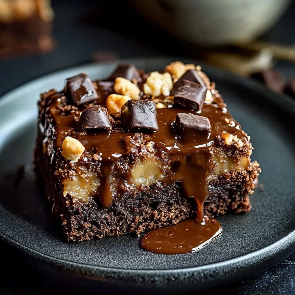 Karamell-Brownie-Käsekuchen