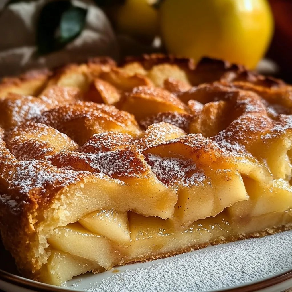 Einfacher Apfelkuchen vom Blech